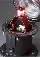 SixLED Retrofit 155mm Marine Signal Lantern open